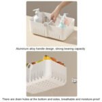 Bathroom Folding Sundries Storage Basket Kitchen Drain Storage Basket(55301)