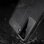 For Samsung Galaxy S21+ 5G Litchi Texture TPU Shockproof Case(Black)