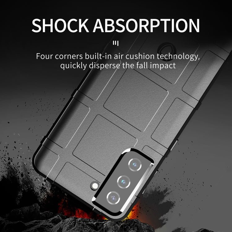 For Samsung Galaxy S21 5G Full Coverage Shockproof TPU Case(Army Green)