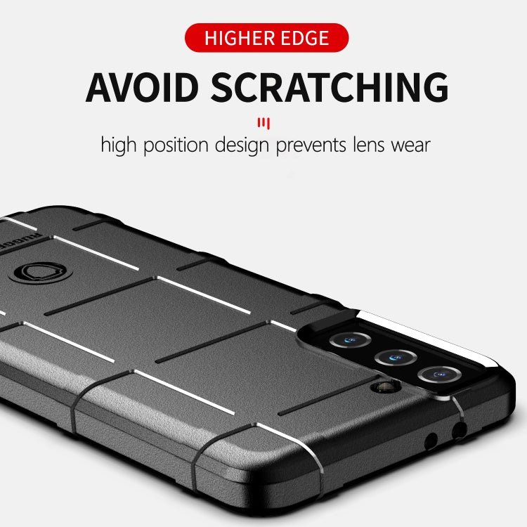 For Samsung Galaxy S21 Plus 5G Full Coverage Shockproof TPU Case(Army Green)