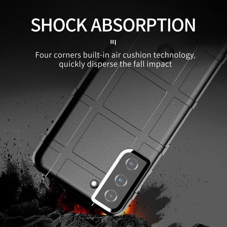For Samsung Galaxy S21 Plus 5G Full Coverage Shockproof TPU Case(Army Green)