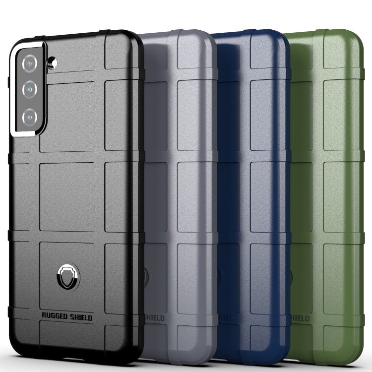 For Samsung Galaxy S21 Plus 5G Full Coverage Shockproof TPU Case(Army Green)