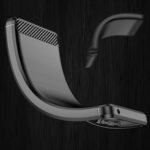 For Xiaomi Mi 11 Brushed Texture Carbon Fiber TPU Case(Black)