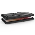 For Samsung Galaxy S21 5G Punk Armor 2 in 1 PC + TPU Shockproof Case with Invisible Holder(Red)
