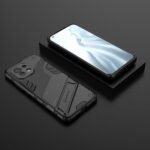 For Xiaomi Mi 11 Punk Armor 2 in 1 PC + TPU Shockproof Case with Invisible Holder(Black)