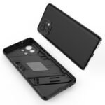 For Xiaomi Mi 11 Punk Armor 2 in 1 PC + TPU Shockproof Case with Invisible Holder(Grey)