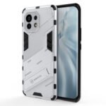 For Xiaomi Mi 11 Punk Armor 2 in 1 PC + TPU Shockproof Case with Invisible Holder(White)
