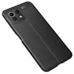 For Xiaomi Mi 11 Lite Litchi Texture TPU Shockproof Case(Black)