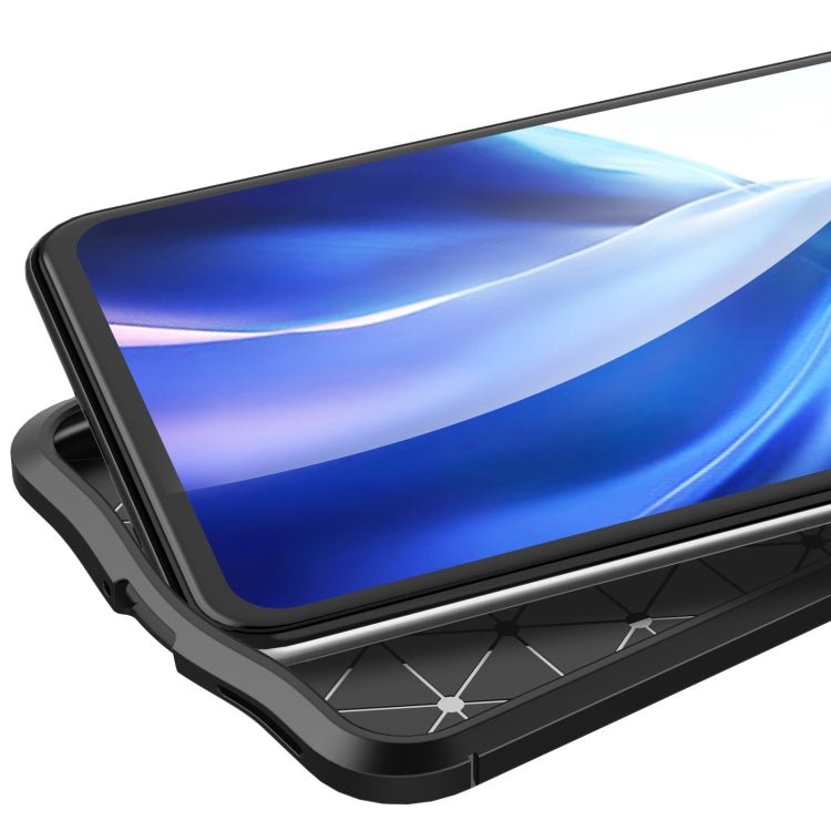 For Xiaomi Mi 11 Lite Litchi Texture TPU Shockproof Case(Black)