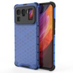 For Xiaomi Mi 11 Ultra Shockproof Honeycomb PC + TPU Case(Blue)