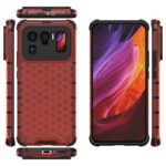 For Xiaomi Mi 11 Ultra Shockproof Honeycomb PC + TPU Case(Red)