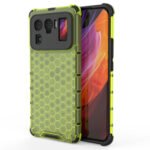 For Xiaomi Mi 11 Ultra Shockproof Honeycomb PC + TPU Case(Green)