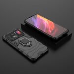 For Xiaomi Mi 11 Ultra PC + TPU Shockproof Protective Case with Magnetic Ring Holder(Black)