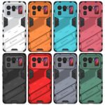 For Xiaomi Mi 11 Ultra Punk Armor 2 in 1 PC + TPU Shockproof Case with Invisible Holder(Blue)