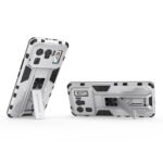 For Xiaomi Mi 11 Ultra Supersonic PC + TPU Shock-proof Protective Case with Holder(Silver)