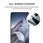 For Xiaomi Mi 11 Ultra Edge Glue 9H HD 3D Curved Edge Tempered Glass Film(Black)