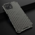 For Xiaomi Mi 11 Lite Shockproof Honeycomb PC + TPU Protective Case(Black)