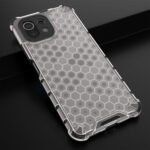 For Xiaomi Mi 11 Lite Shockproof Honeycomb PC + TPU Protective Case(White)