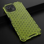 For Xiaomi Mi 11 Lite Shockproof Honeycomb PC + TPU Protective Case(Green)