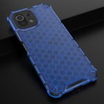 For Xiaomi Mi 11 Lite Shockproof Honeycomb PC + TPU Protective Case(Blue)