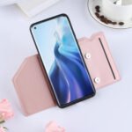 For Xiaomi Mi 11 Skin Feel PU + TPU + PC Back Cover Shockproof Case with Card Slots & Holder & Photo Frame(Rose Gold)