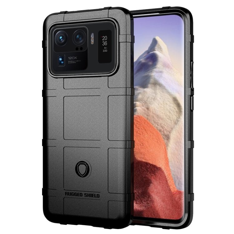 For Xiaomi Mi 11 Ultra Shockproof Shield Full Coverage Silicone Case(Black)