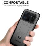 For Xiaomi Mi 11 Ultra Shockproof Shield Full Coverage Silicone Case(Black)