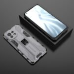 For Xiaomi Mi 11 Supersonic PC + TPU Shock-proof Protective Case with Holder(Grey)