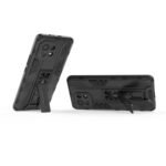For Xiaomi Mi 11 Supersonic PC + TPU Shock-proof Protective Case with Holder(Black)