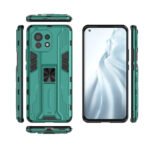 For Xiaomi Mi 11 Supersonic PC + TPU Shock-proof Protective Case with Holder(Green)