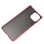 For Xiaomi Mi 11 Lite Shockproof Crocodile Texture PC + PU Case(Light Green)