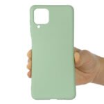 For Xiaomi Mi 11 Lite Solid Color Liquid Silicone Dropproof Full Coverage Protective Case(Green)