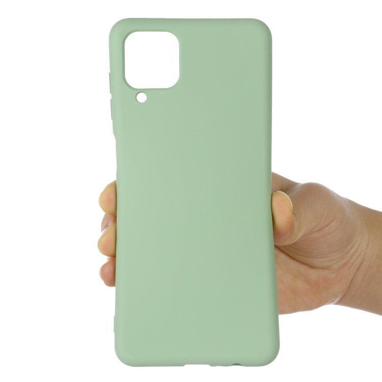 For Xiaomi Mi 11 Lite Solid Color Liquid Silicone Dropproof Full Coverage Protective Case(Green)