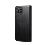 For Xiaomi Mi 11 Lite Simple Wax Crazy Horse Texture Horizontal Flip Leather Case with Card Slots & Wallet(Black)