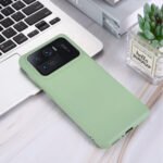 For Xiaomi Mi 11 Ultra Solid Color Liquid Silicone Dropproof Full Coverage Protective Case(Green)