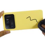 For Xiaomi Mi 11 Ultra Solid Color Liquid Silicone Dropproof Full Coverage Protective Case(Yellow)