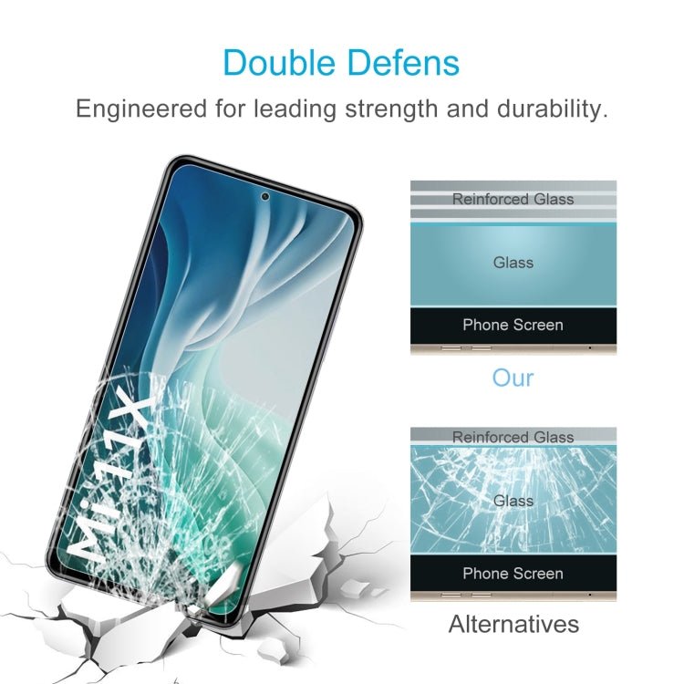 For Xiaomi Mi 11X / Mi 11i 0.26mm 9H 2.5D Tempered Glass Film
