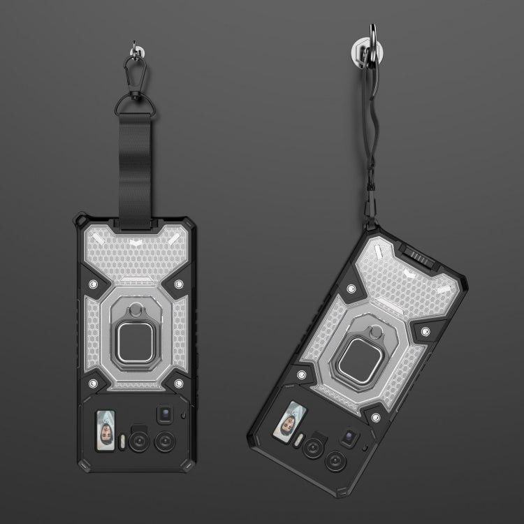 For Xiaomi Mi 11 Ultra Space PC+TPU Ring Holder Protective Case(White)