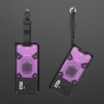 For Xiaomi Mi 11 Ultra Space PC+TPU Ring Holder Protective Case(Purple)