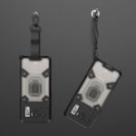 For Xiaomi Mi 11 Ultra Space PC+TPU Ring Holder Protective Case(Silver)