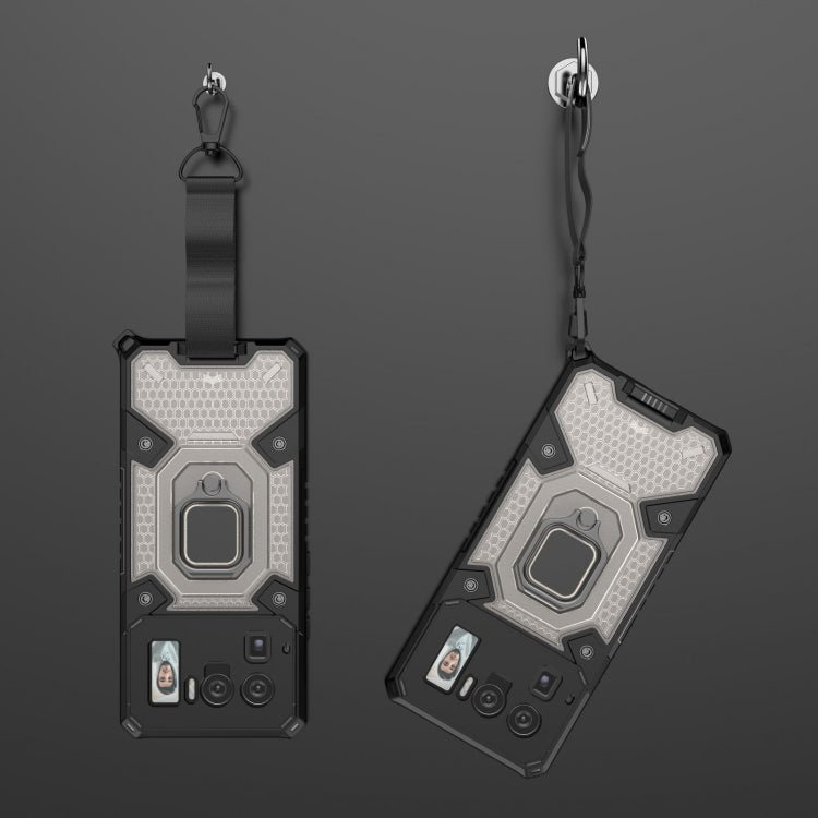 For Xiaomi Mi 11 Ultra Space PC+TPU Ring Holder Protective Case(Silver)