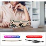For Xiaomi Mi 11 Lite 5G Shockproof TPU + PC Protective Case with 360 Degree Rotating Holder(Gold)