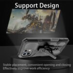 For Xiaomi Mi 11 Lite Armor Warrior Shockproof PC + TPU Protective Case(Grey)