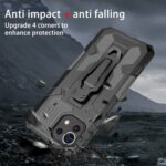 For Xiaomi Mi 11 Lite Armor Warrior Shockproof PC + TPU Protective Case(Grey)
