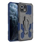 For Xiaomi Mi 11 Lite Armor Warrior Shockproof PC + TPU Protective Case(Blue)