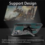 For Xiaomi Mi 11 Lite Armor Warrior Shockproof PC + TPU Protective Case(Green)