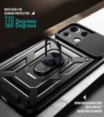 For Xiaomi Mi 11 Lite 5G/4G Sliding Camera Cover Design TPU+PC Protective Case(Black)