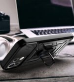 For Xiaomi Mi 11 Lite 5G/4G Sliding Camera Cover Design TPU+PC Protective Case(Blue)