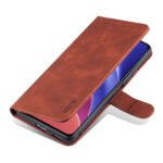 For Xiaomi Mi 11 Lite AZNS Skin Feel Calf Texture Horizontal Flip Leather Case with Card Slots & Holder & Wallet(Brown)