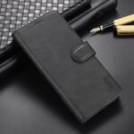 For Xiaomi Mi 11 Lite AZNS Skin Feel Calf Texture Horizontal Flip Leather Case with Card Slots & Holder & Wallet(Black)